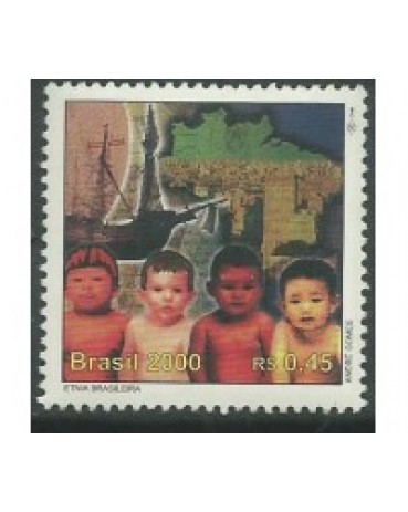 C2258 Etnia Brasileira - 500 Anos do Brasil 31.427 Mint sem goma